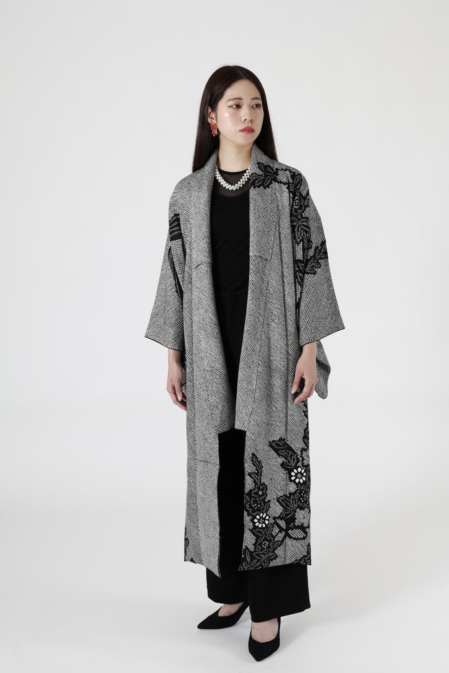 Manteau HAORI - Cardigan Shibori