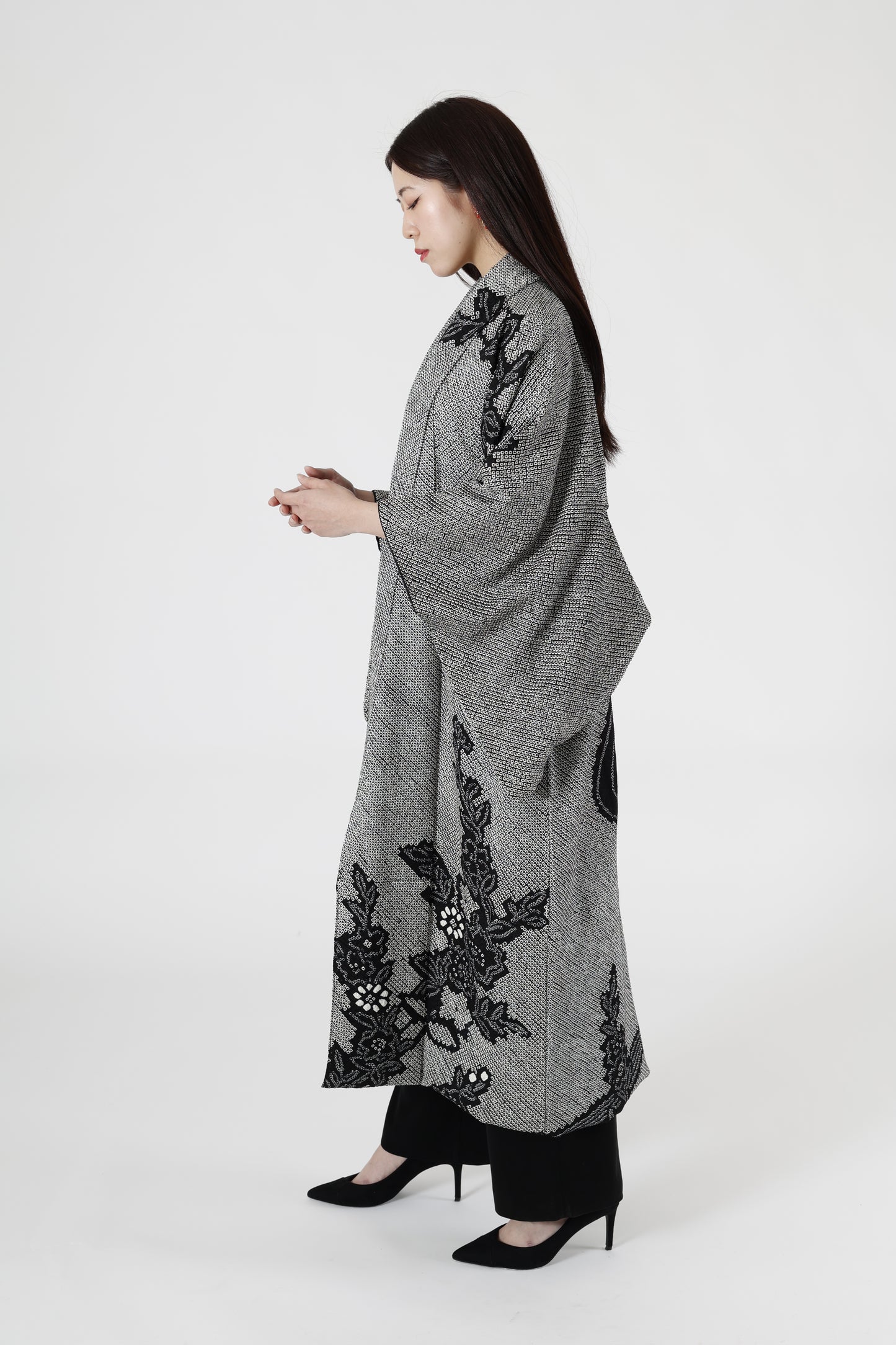 Manteau HAORI - Cardigan Shibori